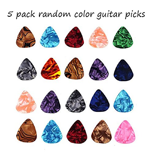 Guitar Mount Wall Hanger Stand Ukulele Wall Hook Keep Holder Mount Display 4 Pack with Guitar Picks Violin Wall Stand Mandolin Rack Bracket Bass Accessories Easy To Install(5 pack guitar picks) 4 pack 5 pick