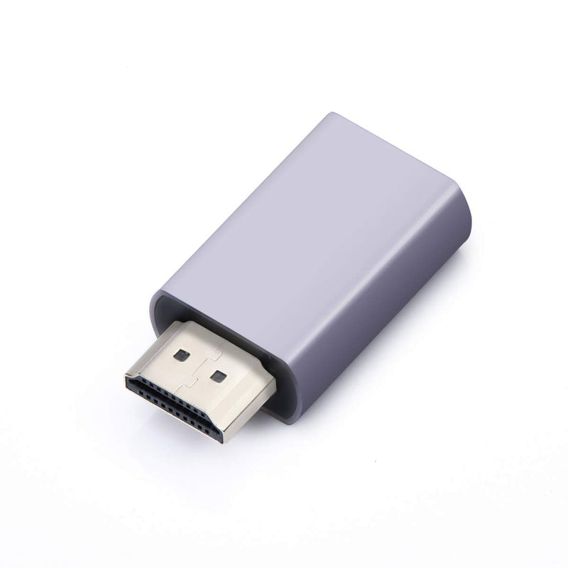 Hdmi Edid Emulator Passthrough 3rd Generrtion Aluminum fit Headlesskeep The EDID of The Monitor Active Switches and Extenders 1920x1080@59Hz 2P HDMI EDID 1080-2P