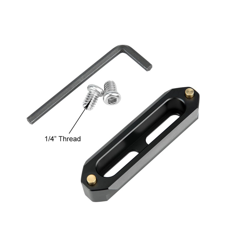 NICEYRIG 70cm Long Quick Release Safety Rail NATO Rail with 1/4'' Screw Slot - 088 70mm NATO Rail