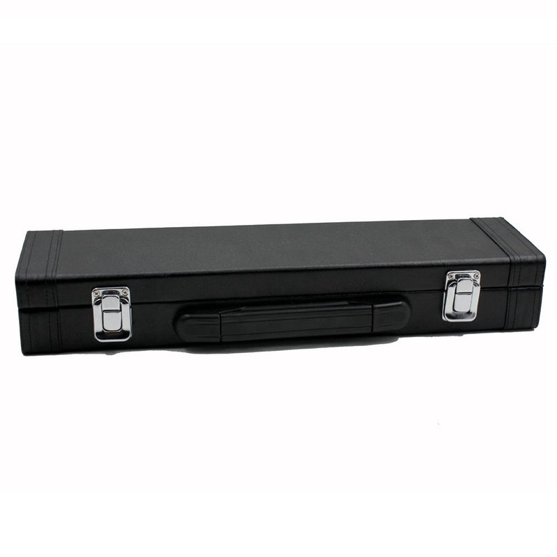 Andoer Flute Gig Bag Box Leather for Western Concert Flute with Buckle Foam Cotton Padded