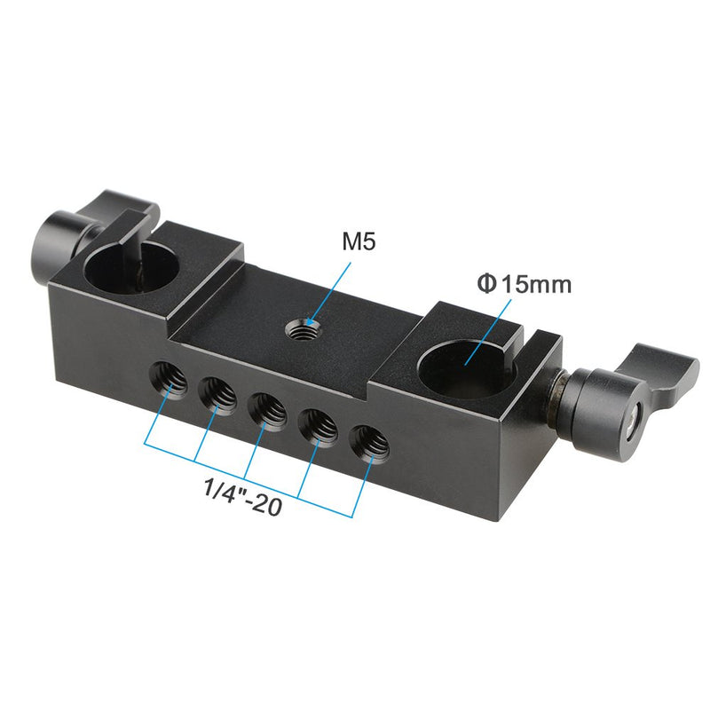 CAMVATE 15mm Rod Clamp Railblock for DSLR 15mm Rail Rig Rod Support System