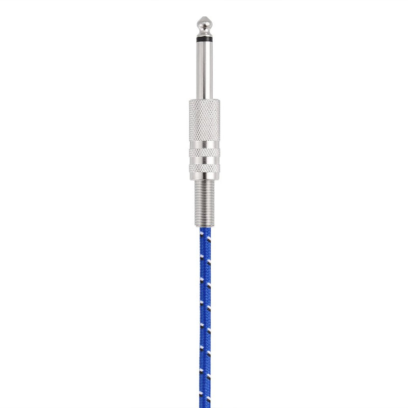 Mono Guitar Cable, Guitar Instrument Cable, Male to Male Mono Audio Wire Cord Guitar Cable 6.35mm for Musical Instrument Professional (1M) 1M