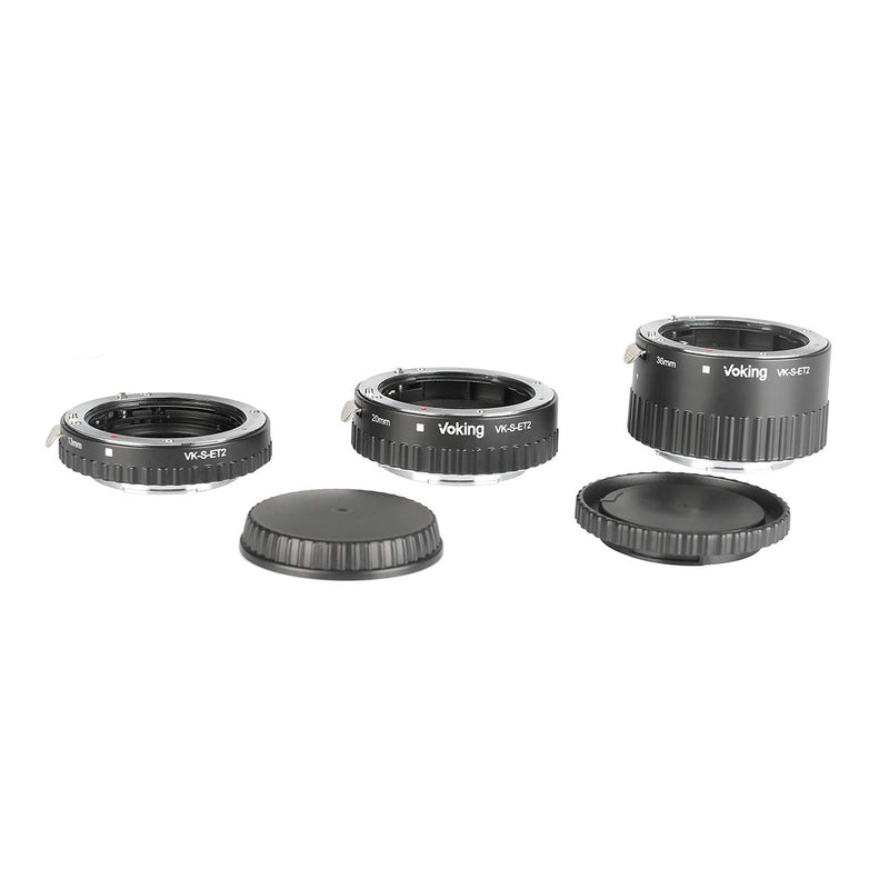 Voking VK-S-ET2 13mm 21mm 31mm Macro Auto Focus A Mount Extension Tube Ring Set AF for Sony A Mount DSLR A65 A58 A55 A33 A77II,etc