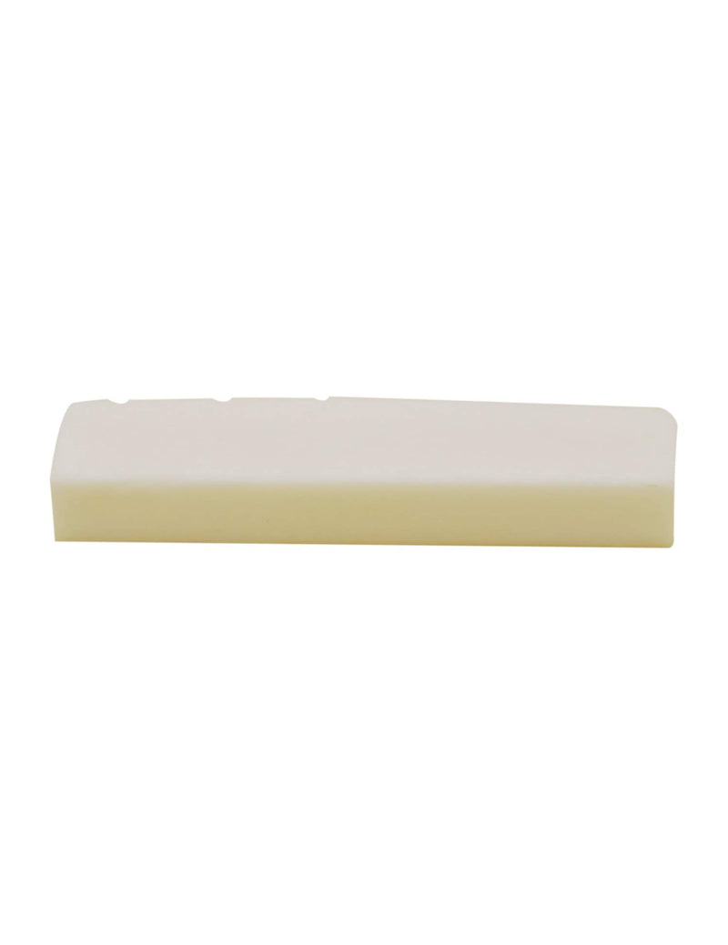 Metallor 6 String Pre-Slotted Bone Guitar Nut Replacement Compatible with SG LP Style Electric Guitar Folk Acoustic Guitar White.(Nut: 42 x 9 x 6mm) 42×9×6mm