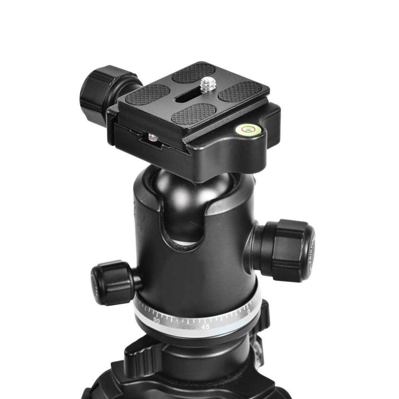 V BESTLIFE Aluminum Alloy Quick Release Plate with 1/4inch Screw Mount for Arca Benro Monopod Tripod Ball Head SLR Camera, Black(PU50) PU50