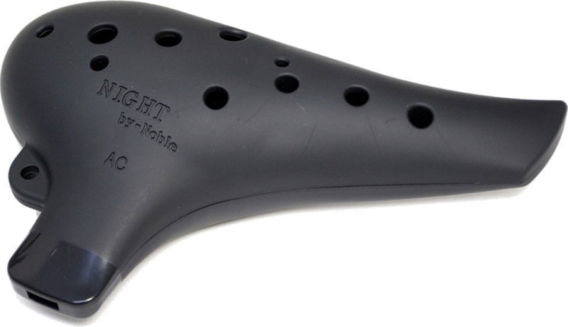 Night By Noble Plastic Ocarina AC Black