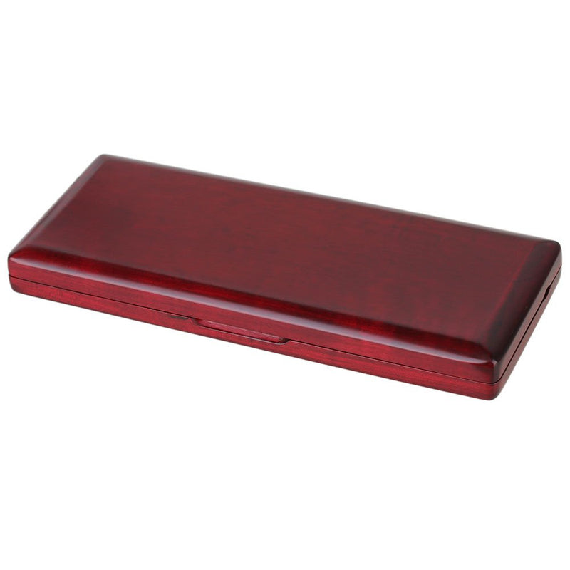 BQLZR Red Wood Bassoon Reed Box for 10 Reeds Hold or with Soft Velvet
