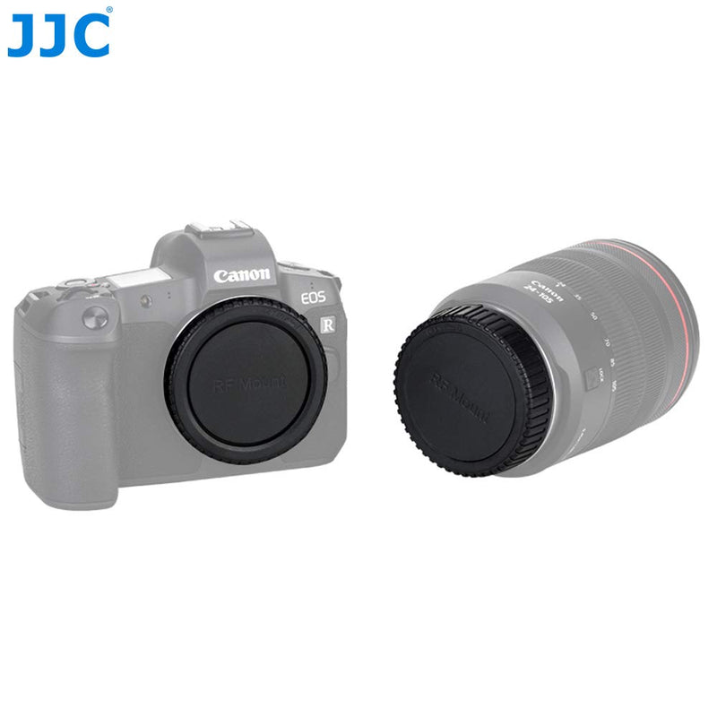 (2 Pack) JJC EOS RF Mount Body Cap, Canon RF Mount Rear Lens Cover Cap, Camera Sensor Protective Body Cap, Compatible with Canon RF Mirrorless Camera EOS R RP Ra R5 R6 82mm