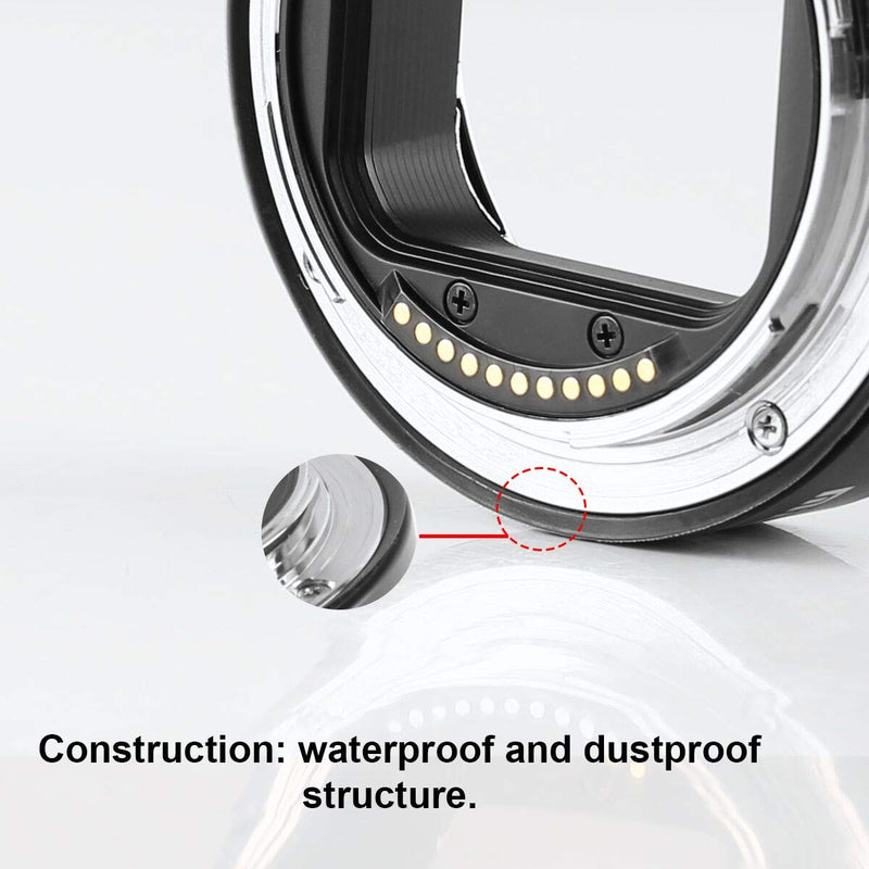 Meike MK-RF-AF1 13mm + 18mm Metal AF Full Frame Macro Extension Tube Adapter Ring Kit for for Canon EOS-R Series Cameras Canon RF Mount Cameras EOS-R EOS-RP