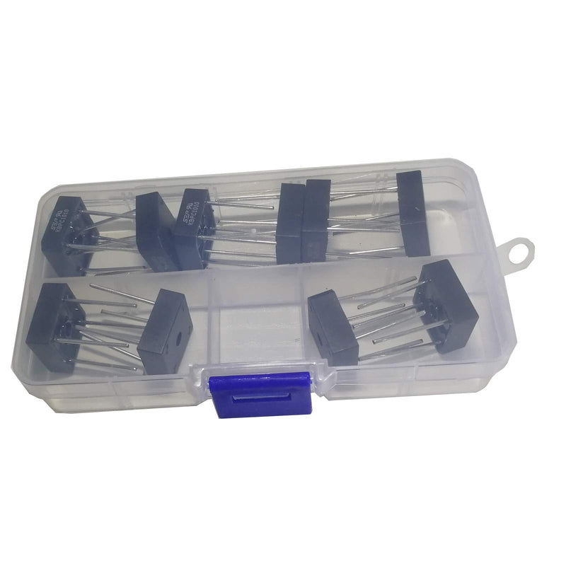FAYLEZ KBPC1010 Bridge Rectifier Diode Single Phase Full Wave 10 Amp 1000 Volt Electronic Silicon Diodes 4-Pin 10pcs