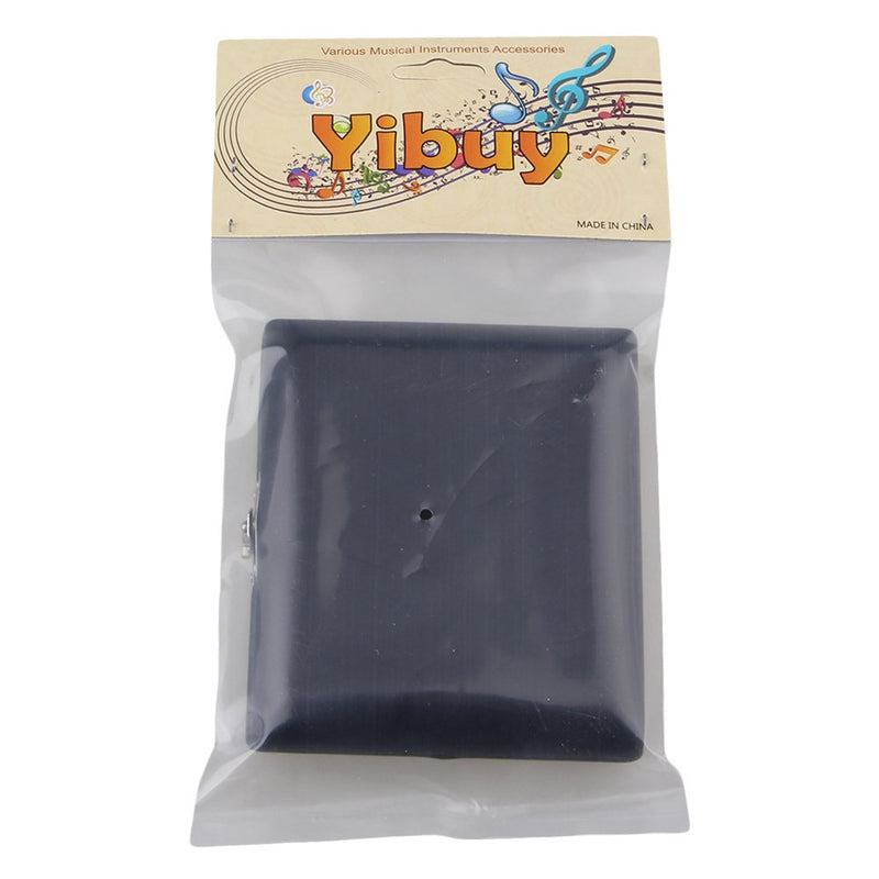 Yibuy Black Oboe Reed Case Holder Box PU Leather for 6 Pieces of Reed 9.2 x 7.8X 2cm