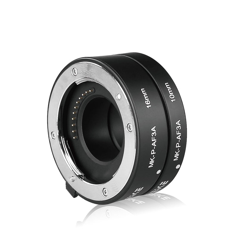 MEIKE MK-P-AF3A Automatic Extension Tube for Olympus Panasonic Micro Four Thirds M4/3 System Camera Lenses 10MM 16MM (Metal Auto Focus Plastic Body)