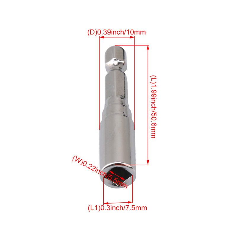1 Pack Head Replacement Drill Drum Key for Super-fast Tuning Silver