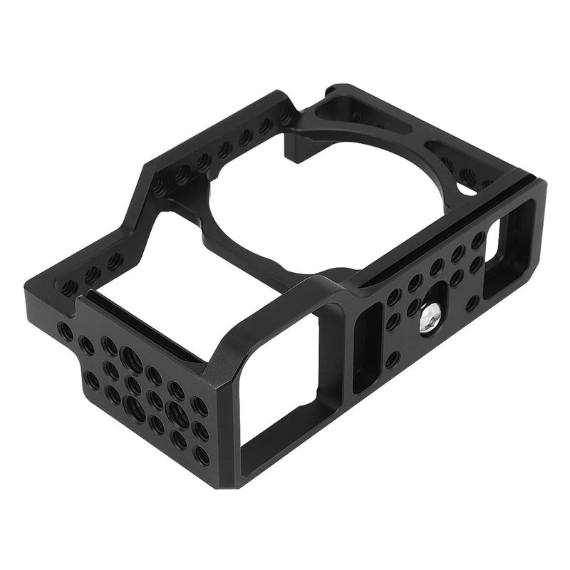 Haoge CC-S6 Camera Cage for Sony Alpha a6500 a6400 a6300 a6000 ILCE-6500 ILCE-6400 ILCE-6300 ILCE-6000 4K Digital Mirrorless Camera Built-in Cold Shoe, Arca Swiss Plate and NATO Rail