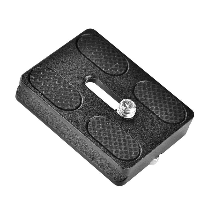 V BESTLIFE Aluminum Alloy Quick Release Plate with 1/4inch Screw Mount for Arca Benro Monopod Tripod Ball Head SLR Camera, Black(PU50) PU50
