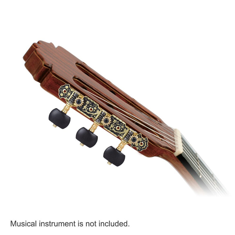 ammoon Alice AOS-020HV3P 2pcs(L&R) Acoustic Classical Guitar Tuning Keys Pegs String Tuners 3+3 Machine Heads (Short)