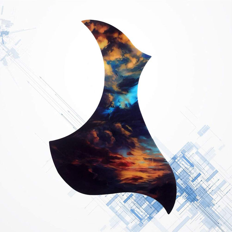 SUPVOX Guitar Pickguard Self Adhesive Pickup Pick Guard Scratch Plate Sticker for Folk Acoustic Guitar Musical Instrument