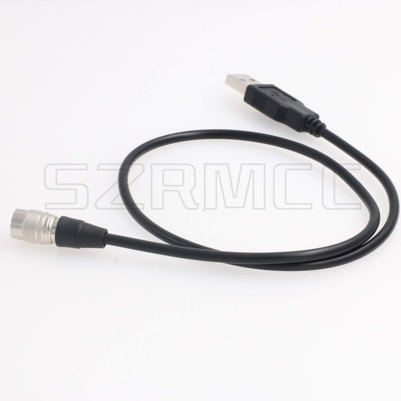 SZRMCC USB to Hirose 4 pin Male Power Cable for Zoom F4 F8 Sound Devices 633 644 688 Recorders (30cm) 30cm