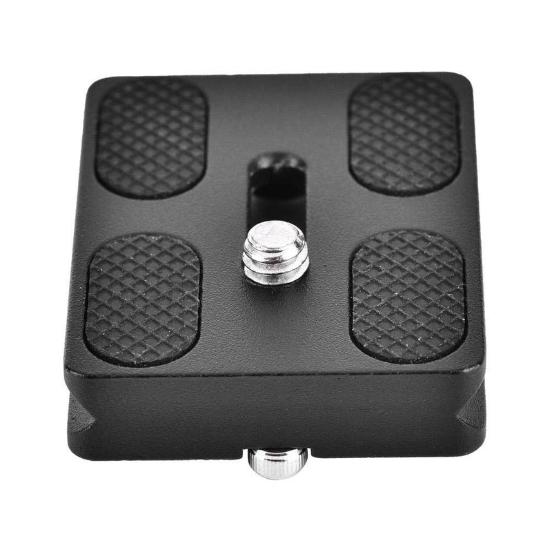 V BESTLIFE Aluminum Alloy Quick Release Plate with 1/4inch Screw Mount for Arca Benro Monopod Tripod Ball Head SLR Camera, Black(PU50) PU50