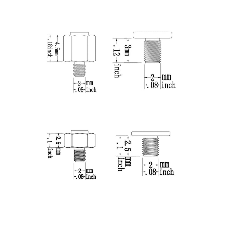 M.2 Screw,HFEIX SSD Mounting Kit with Screwdriver for ASUS Motherboard or ASRock Board NVMe PCIe Driver (7 pcs) 7 pcs