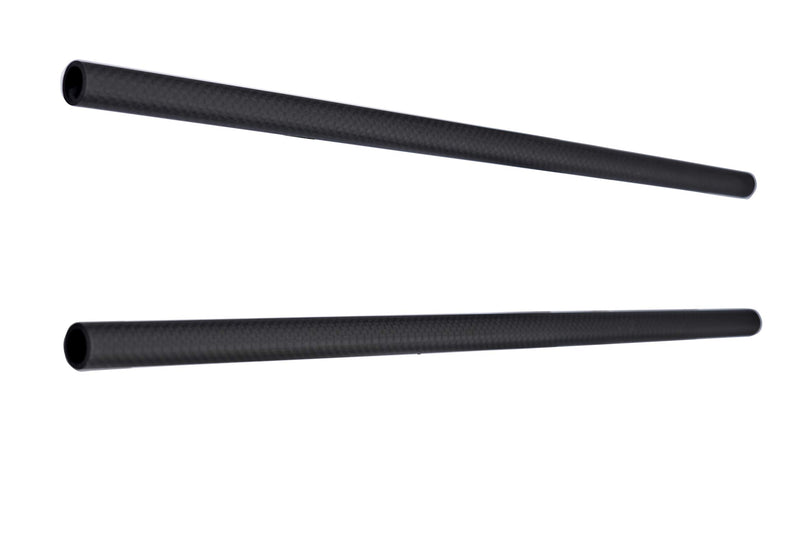 (2 Pack) 40cm 16inch 15mm Carbon Fiber Rod for DSLR Camera Rig Rail Follow Fucus Cage Matte Box Rod Rail 30cm