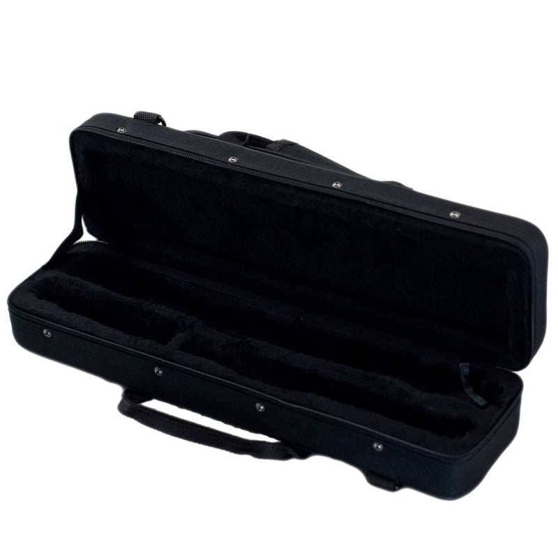 "C" Flute/Piccolo Combo Case with Shoulder Strap (Black) Black