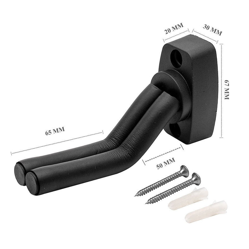 Guitar Mount Wall Hanger Stand Ukulele Wall Hook Keep Holder Mount Display 4 Pack with Guitar Picks Violin Wall Stand Mandolin Rack Bracket Bass Accessories Easy To Install(5 pack guitar picks) 4 pack 5 pick