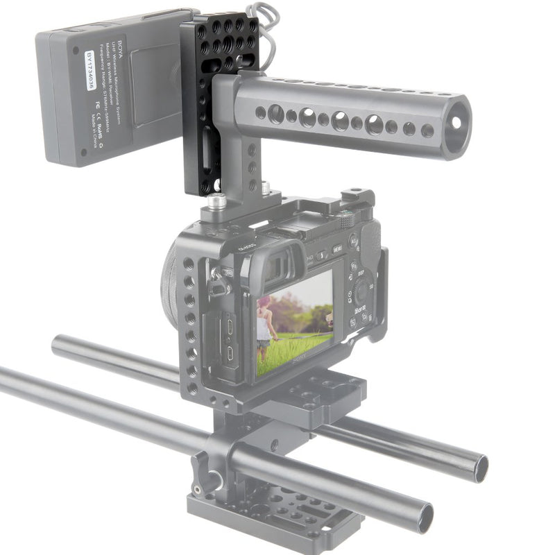 NICEYRIG Multifunctional Cheese Easy Plate Kit with V-Lock Male Adapter for Railblocks, Dovetails and Short Rods