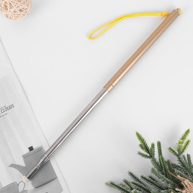 STOBOK Telescopic Teachers Pointers Extendable Retractable Handheld Presenter Pointer Finger Pointer Stick Whiteboard Pointer(Golden) Golden