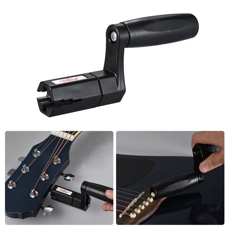 GOSONO Multifunctional Guitar String Winder Bridge Pin Puller Remover Electric Drill Automatic Hexagonal Bit Luthier Tool