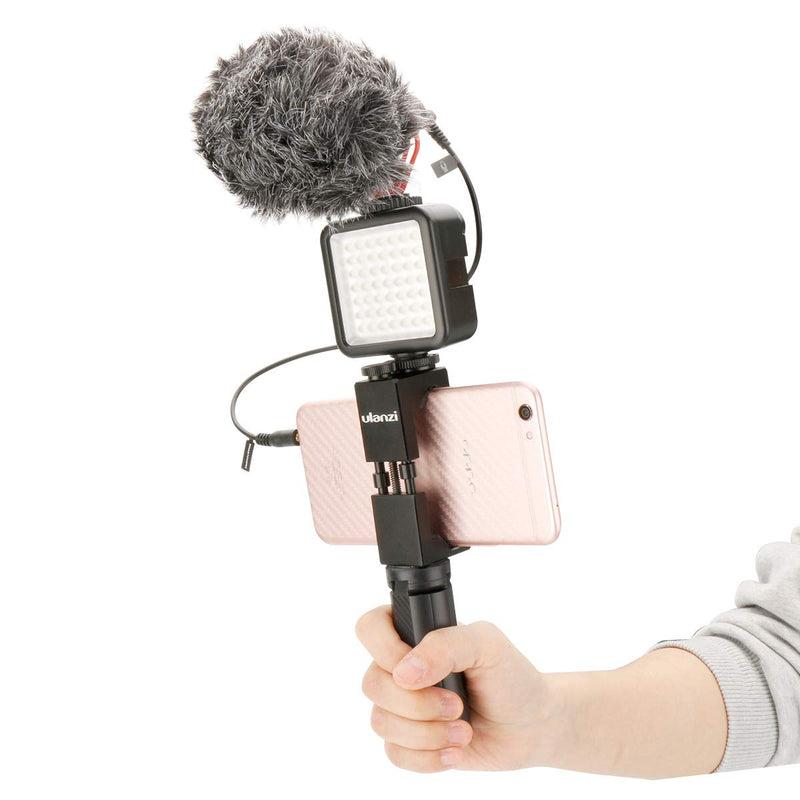 Ulanzi Mini Tripod Stand for Selfie Stick Monopod Stabilizer, Portable Folding Desktop Stand for for ZHIYUN Smooth Q/Smooth 4/ Feiyu/ DJI OSMO Mobile 2 Gimbal
