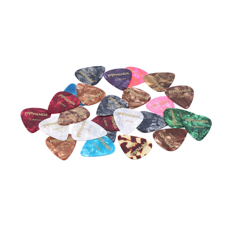 PPpanda Guitar Picks 48pcs, Guitar Plectrums for Your Electric, Acoustic, or Bass Guitar Thin, Medium, Heavy 0.46 0.58 0.71 0.84 0.96 1.2mm