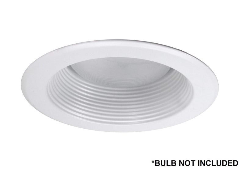 NICOR Lighting 5 inch White Recessed Baffle Trim (15511)