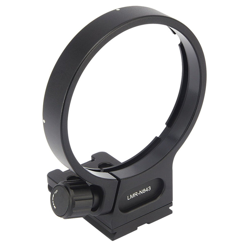 Haoge LMR-N843 Lens Collar Replacement Foot Tripod Mount Ring for Nikon AF 80-400mm f/4.5-5.6D ED VR and Nikon AF-S NIKKOR 300mm F/4D IF-ED Lens Built-in Arca Type Camera Quick Release Plate