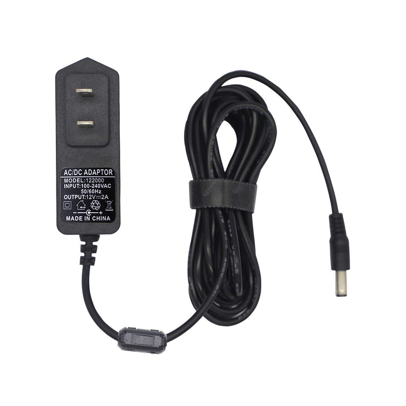 12V AC Power Supply Adapter for Yamaha PSR, YPG, YPT, DGX, DD, EZ and P Digital Piano and Portable Keyboard Series, Replacement PA-130 PA-130B Charger Cable Cord (10 ft)