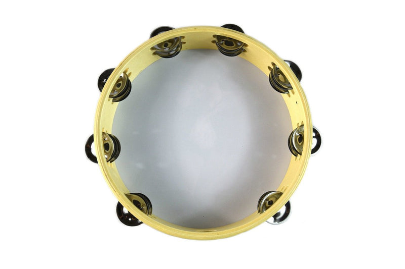 2-Pack 10" Dove Bible Tambourine Double Row Jingle Percussion Instrument Church