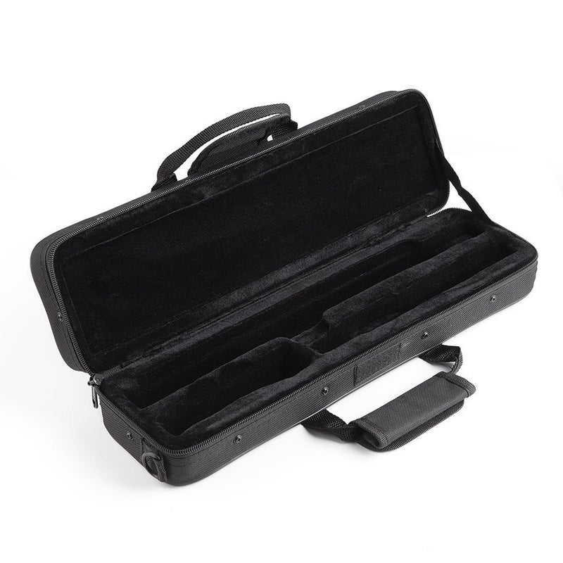 Vangoa Flute Case Carrying Bag Waterproof Lightweight for 16 Holes Flute C Foot with Adjustable Shoulder Strap and Exterior Pocket