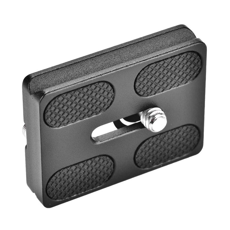 V BESTLIFE Aluminum Alloy Quick Release Plate with 1/4inch Screw Mount for Arca Benro Monopod Tripod Ball Head SLR Camera, Black(PU50) PU50