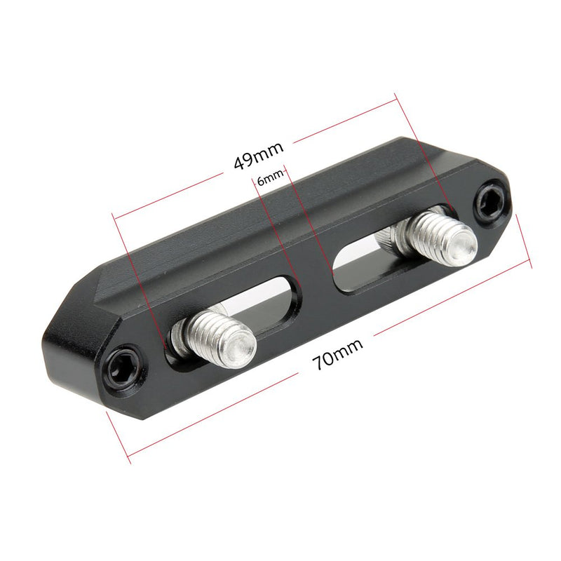 NICEYRIG 70cm Long Quick Release Safety Rail NATO Rail with 1/4'' Screw Slot - 088 70mm NATO Rail