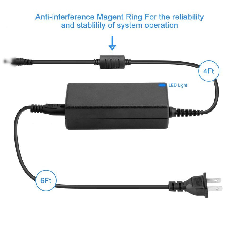 AC/DC Adapter for Samsung 390 CF390 Series C24F C24F390 C24F390F C24F390FH C24F390FHN LC24F390FHNXZA 24" Curved LED-lit Monitor Power Supply Cord Charger Mains PSU