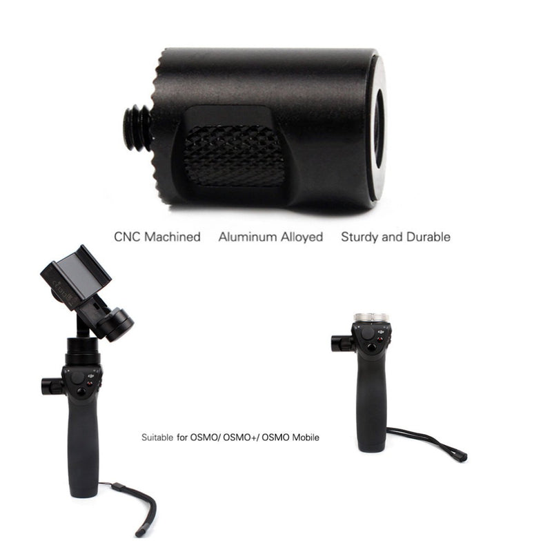 Darkhorse 1/4 Hole Adapter Mount Aluminum Alloy Bracket Connector Extending Converter for DJI OSMO OSMO+ OSMO Mobile