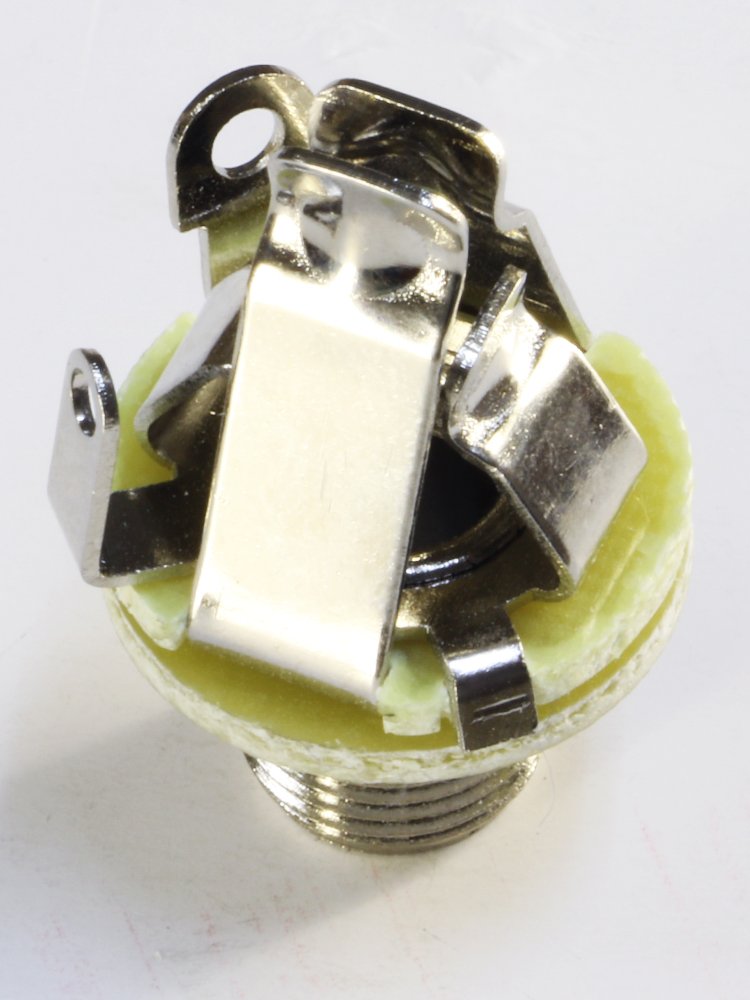 Pure Tone Full-contact Output Jack for Guitar/Bass, with Mounting Hardware Standard
