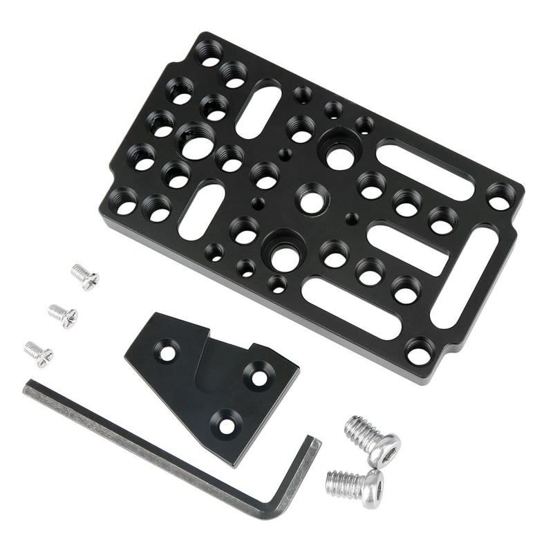 NICEYRIG Multifunctional Cheese Easy Plate Kit with V-Lock Male Adapter for Railblocks, Dovetails and Short Rods