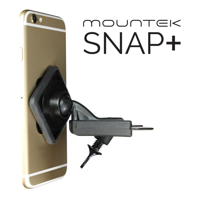 Mountek nGroove Snap+ HeavyDuty Magnetic CD Slot Car Mount for Cell Phones, Smartphones, Phablets plus Tablets