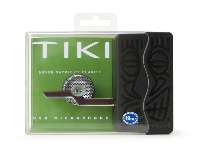 Blue Microphones Tiki Ultra Compact USB Microphone with Voice Isolation and Noise Cancellation Technology