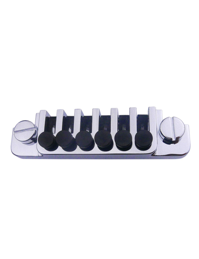 Guyker Guitar Bridge Tailpiece - Tune-O-Matic Bridges Replacement for EPI LP SG 6 String Electric Guitar (Chrome) Chrome