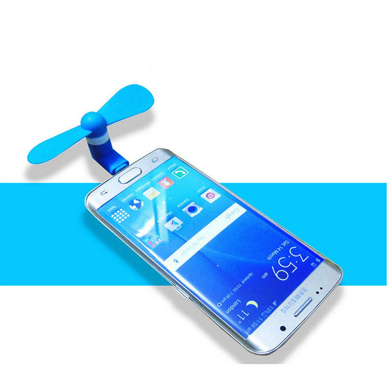 EX ELECTRONIX EXPRESS 6-Pack Portable Electric MicroUSB Fans for Smartphones and Tablets - Micro USB