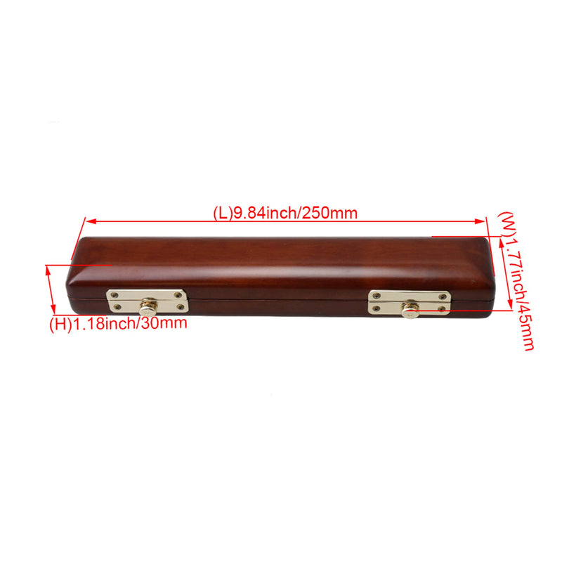lovermusic Solid Wooden Flute Mouthpiece Case Flute Head Box Flute Accessories