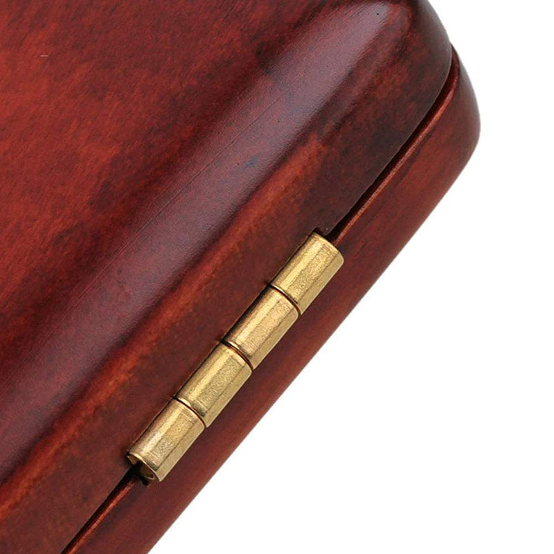Jiayouy Maroon Oboe Reed Case Storage Holds 6 Oboe Reeds Flannel Mats Inside