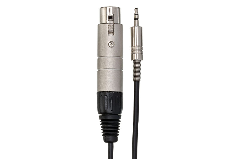 Hosa MIT-156 XLR3F to 3.5 mm TRS Impedance Transformer, 18 Inch